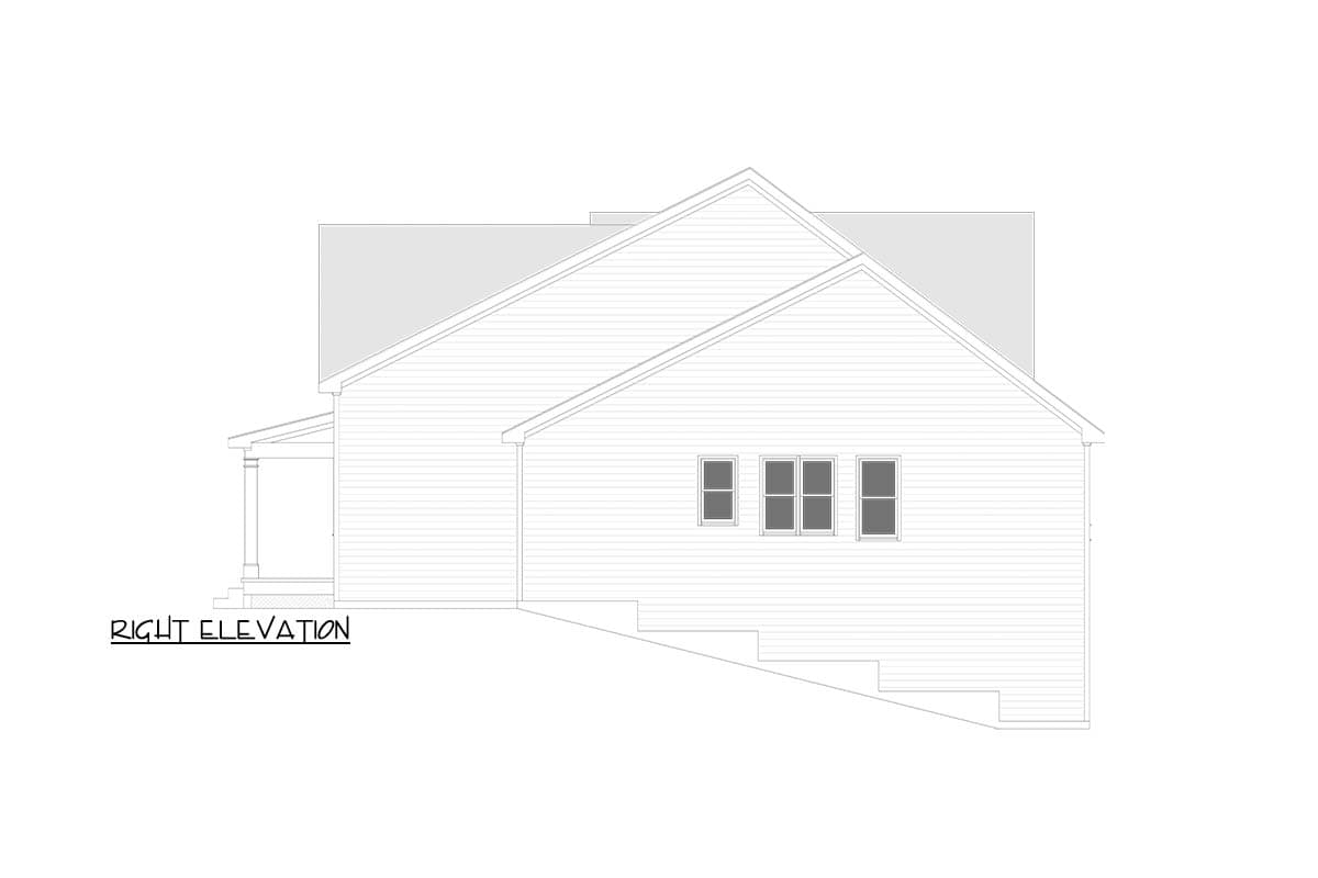 Plan 750000LDG: Modern Farmhouse House Plan: 3 Beds, Main Level Master, Covered Porches - Image #9 - Farmhouse, Modern Farmhouse, New American