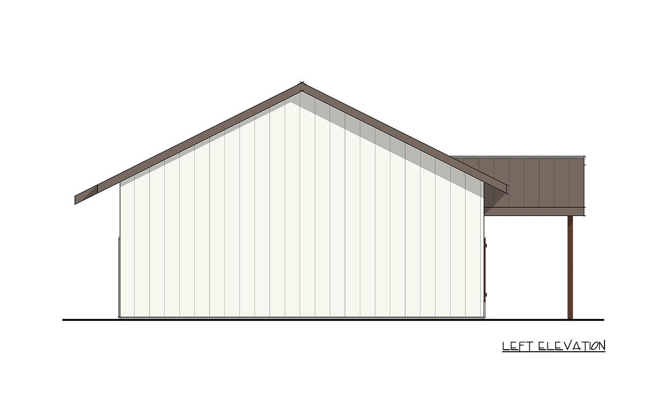 Plan 405072FDC: Stylish 3-Bedroom Modern Farmhouse House Plan with Split Bedrooms - Image #5 - Farmhouse