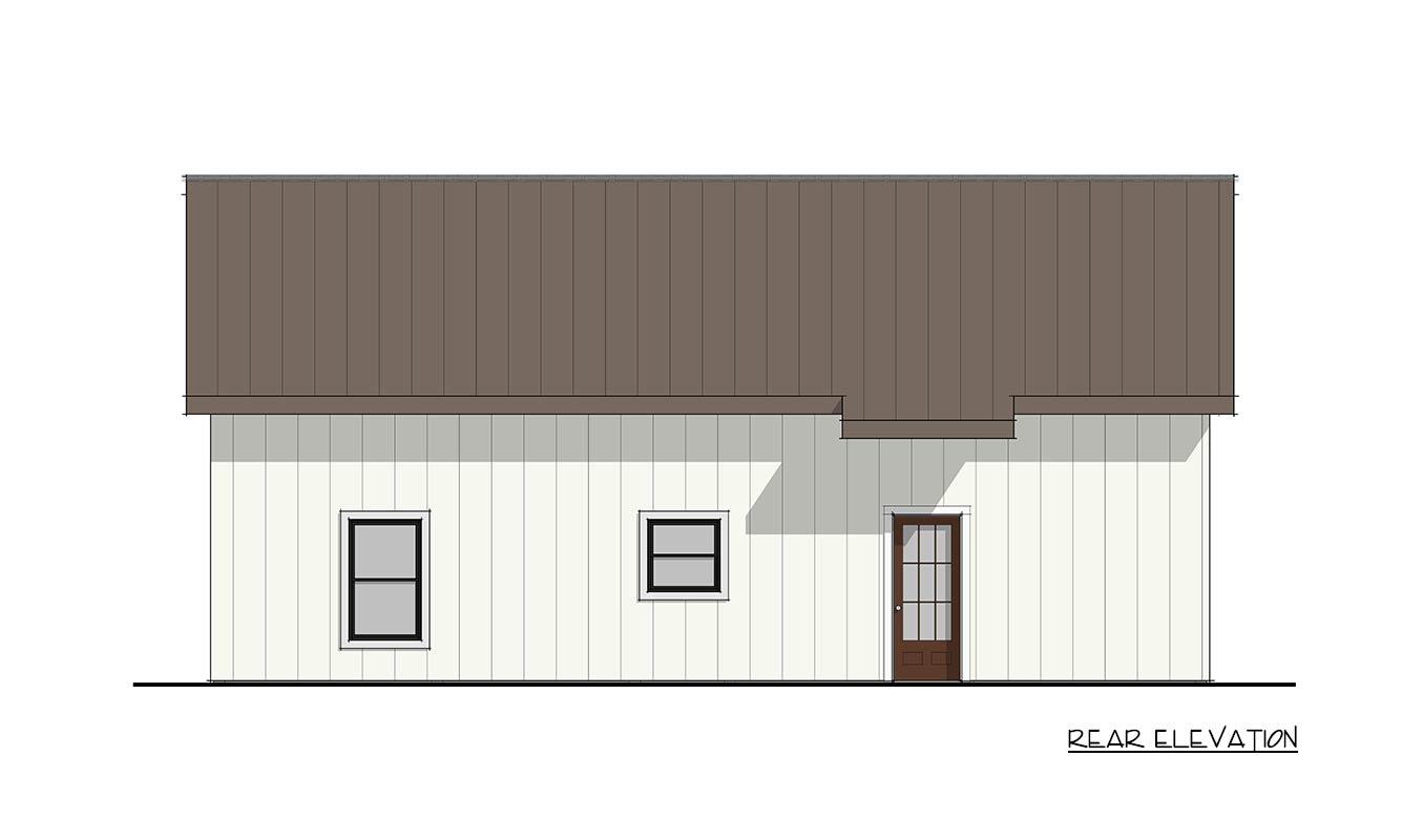 Plan 405072FDC: Stylish 3-Bedroom Modern Farmhouse House Plan with Split Bedrooms - Image #6 - Farmhouse