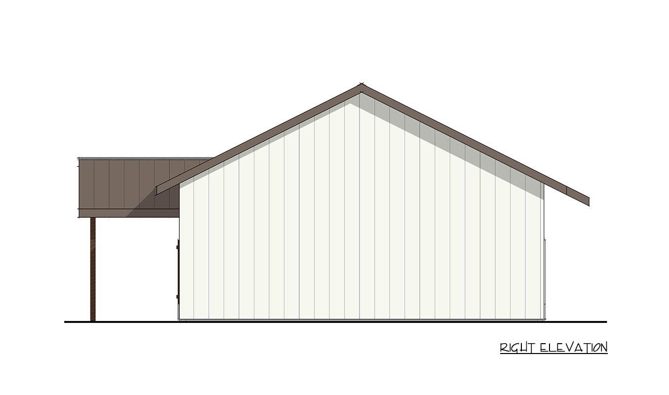 Plan 405072FDC: Stylish 3-Bedroom Modern Farmhouse House Plan with Split Bedrooms - Image #7 - Farmhouse