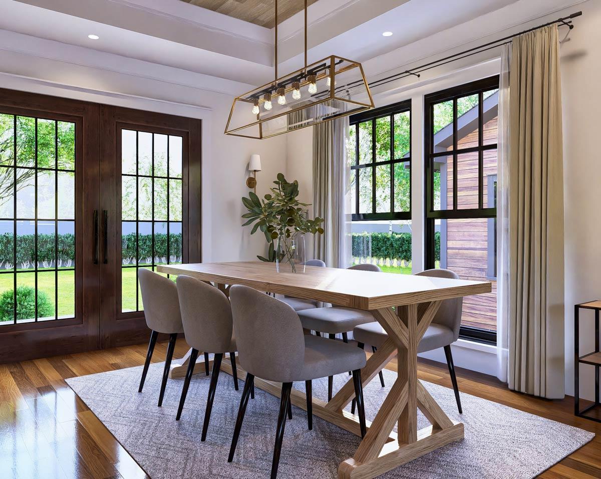 Plan 25938GE: Rustic Mountain Cabin House Plan with 2 Beds and Home Office - Image #15 - Cabin, Cottage, Mountain, Rustic, Traditional