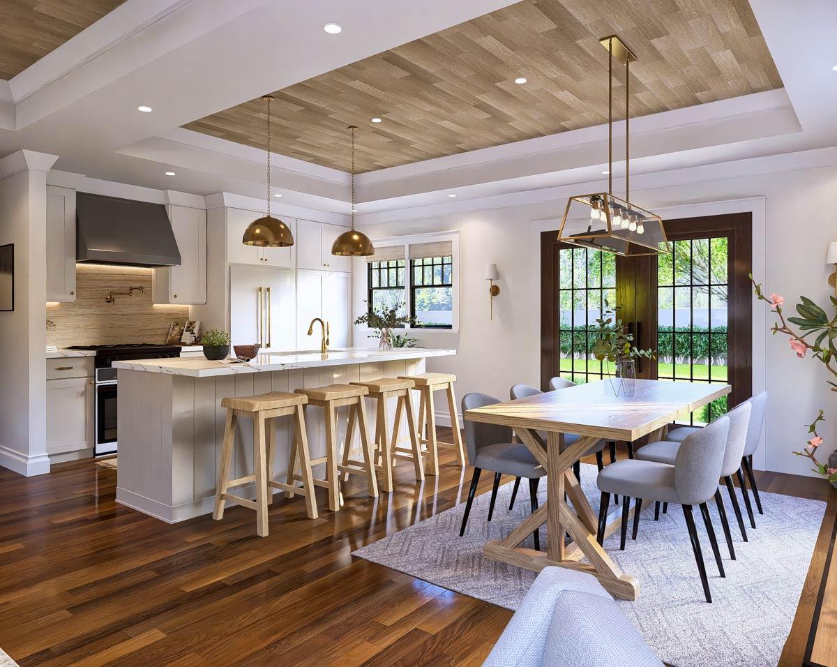 Plan 25938GE: Rustic Mountain Cabin House Plan with 2 Beds and Home Office - Image #17 - Cabin, Cottage, Mountain, Rustic, Traditional