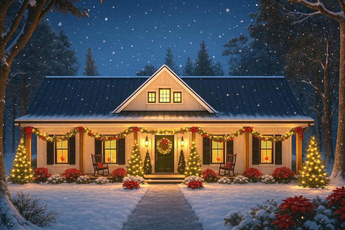 Plan 25075DH: Modern Farmhouse House Plan: 3 Beds, First-Floor Master, Dual Porches - Image #13 - Country, Farmhouse, Modern Farmhouse, Southern