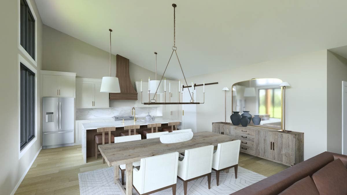 Plan 135406GRA: Expansive Modern Mountain House Plan with Walkout Basement and RV Garage - Image #7 - Contemporary, Modern, Mountain, New American, Vacation