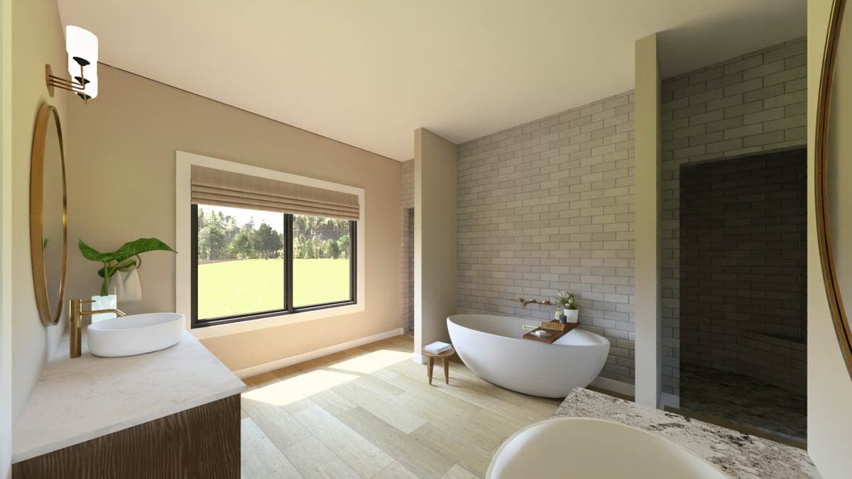 Plan 135406GRA: Expansive Modern Mountain House Plan with Walkout Basement and RV Garage - Image #12 - Contemporary, Modern, Mountain, New American, Vacation