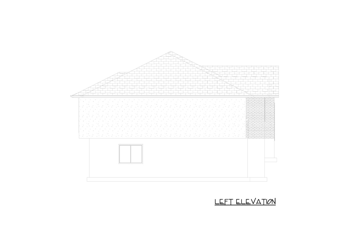 Plan 61686UT: Classic 3-Bedroom Ranch House Plan with Main Level Master and Butler Pantry - Image #9 - Ranch, Traditional