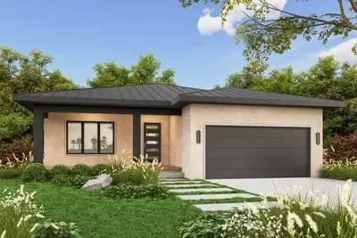 Stylish Modern Ranch House Plan with 3 Beds, 2 Baths, and Mudroom