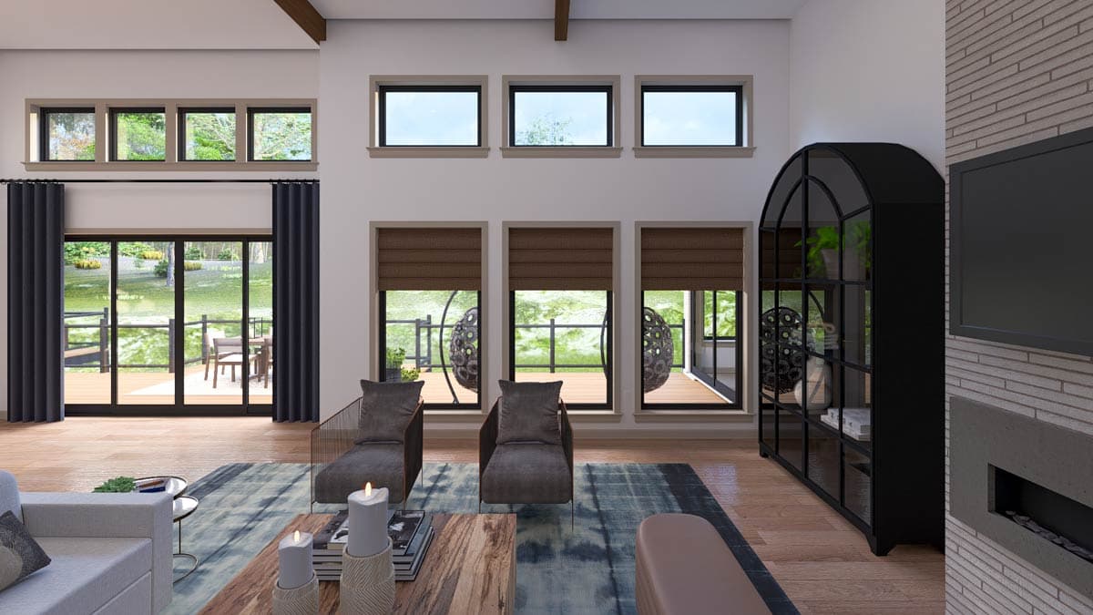 Plan 61688UT: Contemporary Farmhouse House Plan with Split Bedrooms and 3-Car Garage - Image #12 - Contemporary, Modern Farmhouse