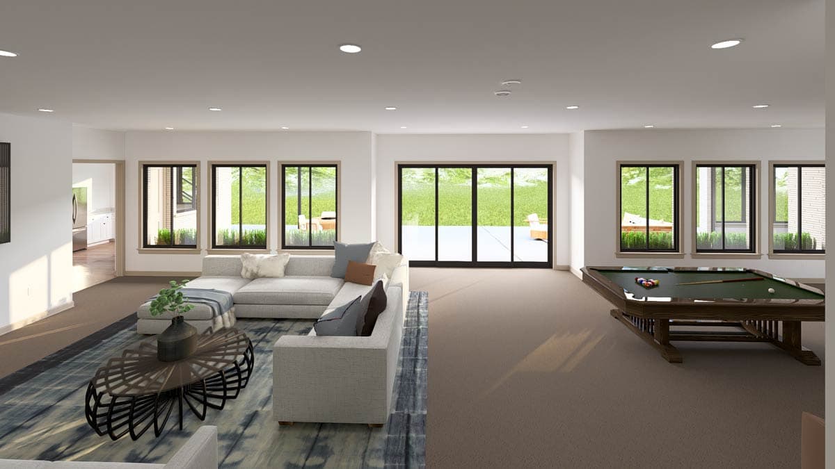 Plan 61688UT: Contemporary Farmhouse House Plan with Split Bedrooms and 3-Car Garage - Image #28 - Contemporary, Modern Farmhouse