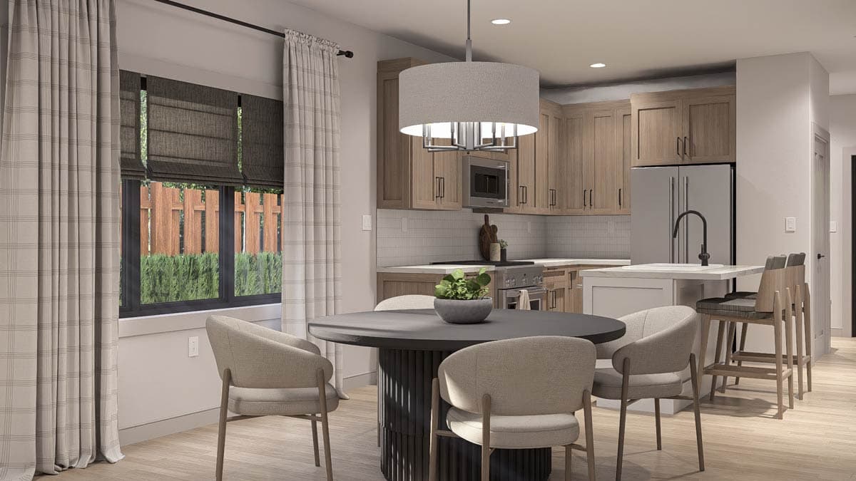 Plan 623589DJ: Charming Narrow Lot 3-Bedroom Traditional House Plan with Upstairs Master - Image #13 - Traditional