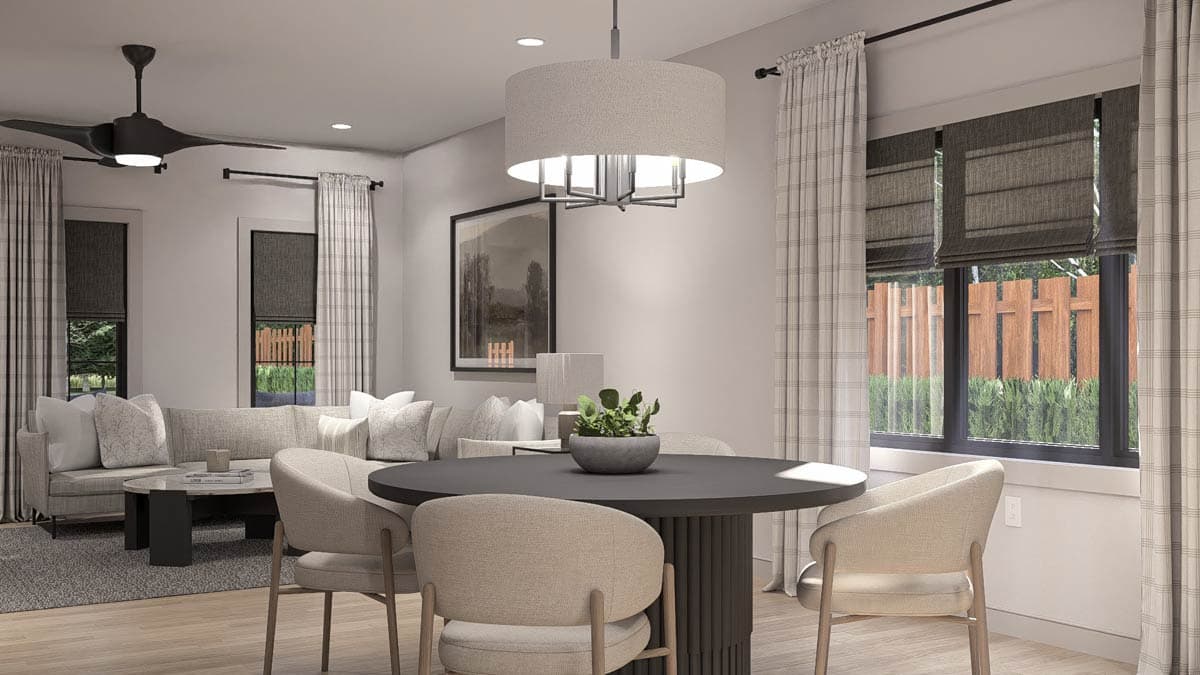 Plan 623589DJ: Charming Narrow Lot 3-Bedroom Traditional House Plan with Upstairs Master - Image #12 - Traditional