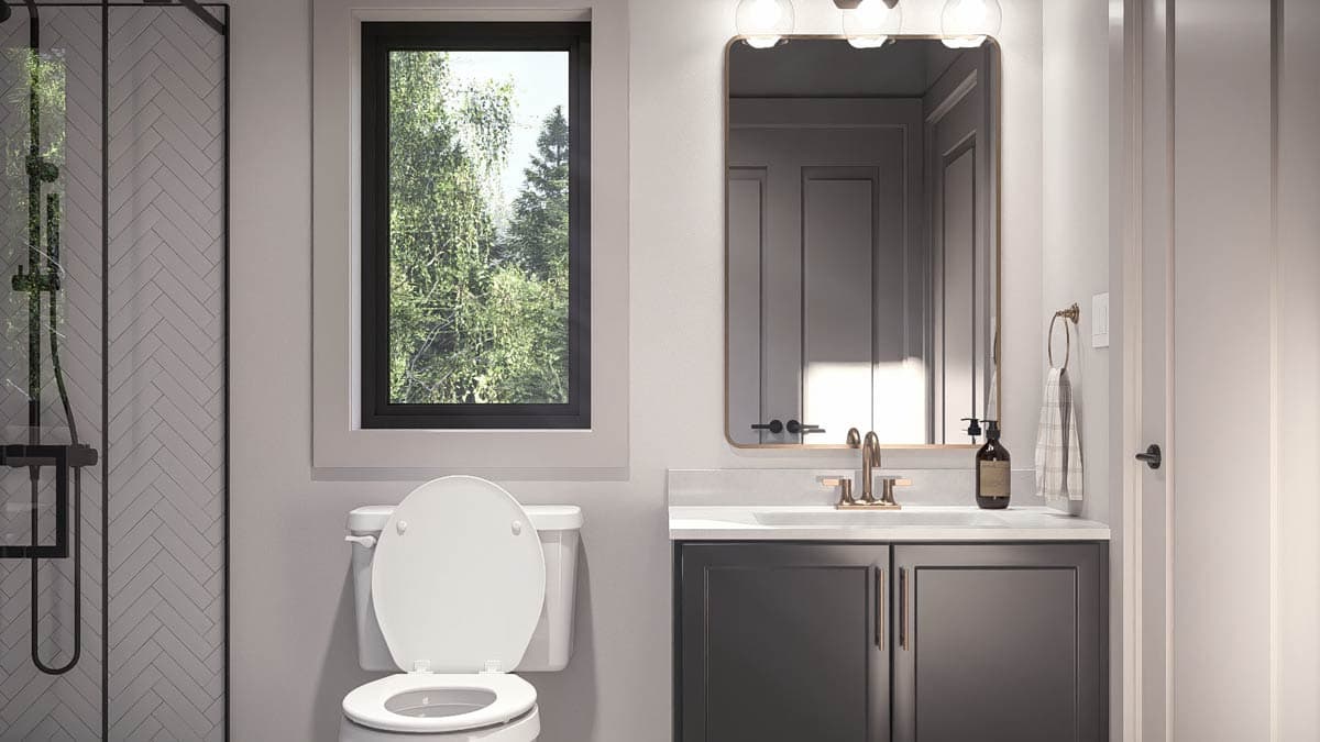 Plan 623589DJ: Charming Narrow Lot 3-Bedroom Traditional House Plan with Upstairs Master - Image #18 - Traditional