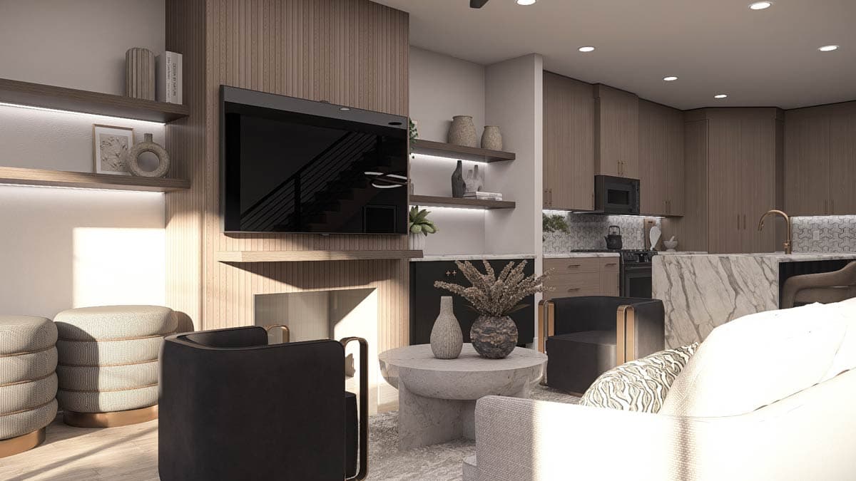 Plan 623592DJ: Sleek Three-Story Contemporary House Plan with Balcony and Loft - Image #12 - Contemporary