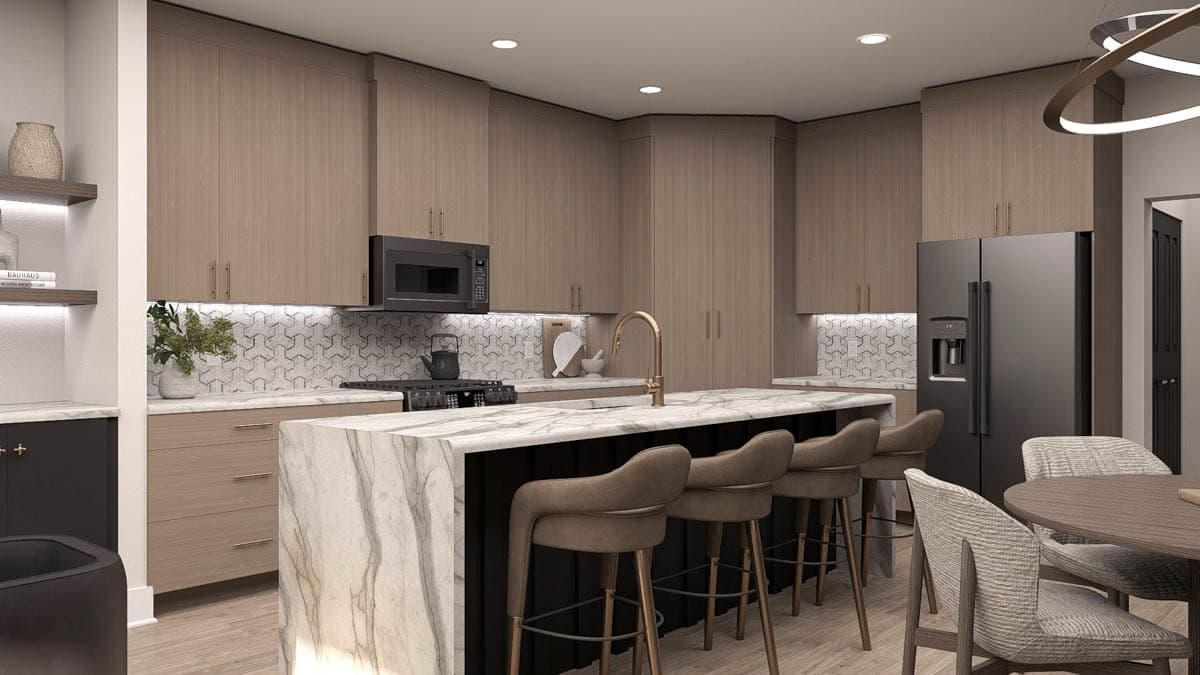 Plan 623592DJ: Sleek Three-Story Contemporary House Plan with Balcony and Loft - Image #15 - Contemporary