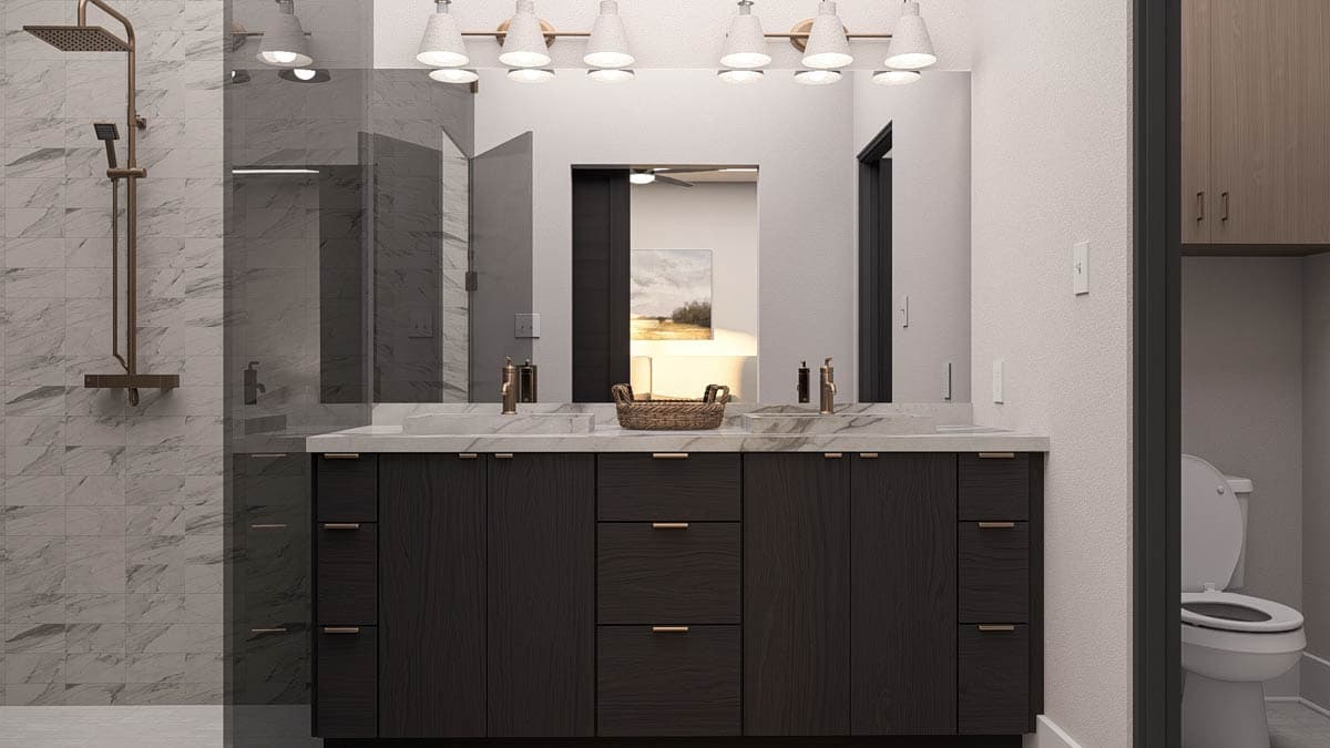 Plan 623592DJ: Sleek Three-Story Contemporary House Plan with Balcony and Loft - Image #16 - Contemporary