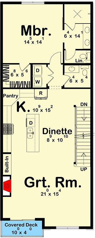 Plan 623592DJ: Sleek Three-Story Contemporary House Plan with Balcony and Loft - Floor Plan - 2nd Floor - Contemporary