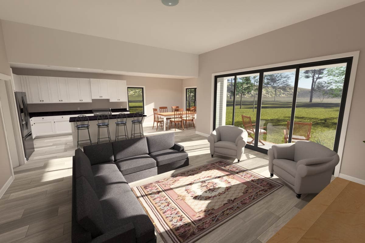 Plan 52506WM: Country Ranch House Plan with Split Bedrooms and Butler Pantry - Image #9 - Country, Ranch