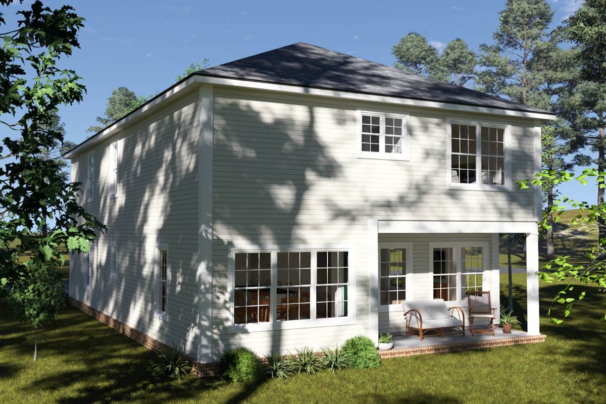 Plan 52508WM: Traditional 4-Bed House Plan with Upstairs Master and Loft - Image #5 - Traditional