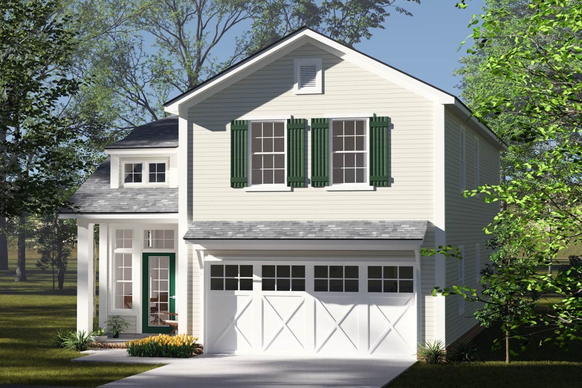 Plan 52508WM: Traditional 4-Bed House Plan with Upstairs Master and Loft - Image #6 - Traditional