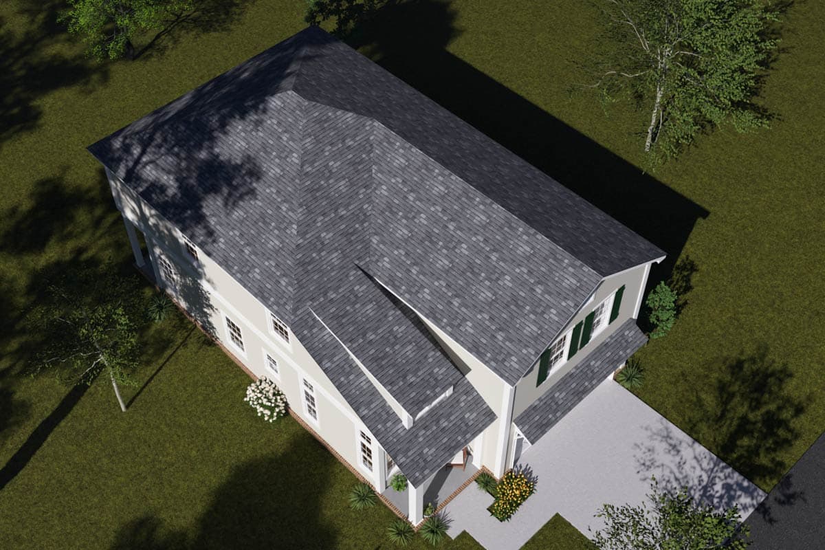 Plan 52508WM: Traditional 4-Bed House Plan with Upstairs Master and Loft - Image #13 - Traditional