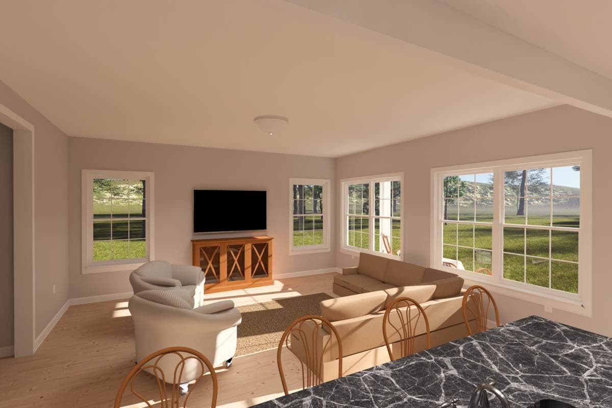 Plan 52508WM: Traditional 4-Bed House Plan with Upstairs Master and Loft - Image #9 - Traditional