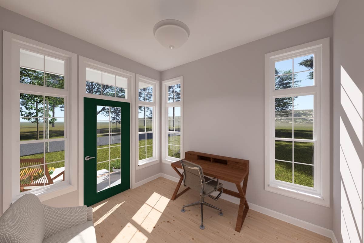 Plan 52508WM: Traditional 4-Bed House Plan with Upstairs Master and Loft - Image #8 - Traditional