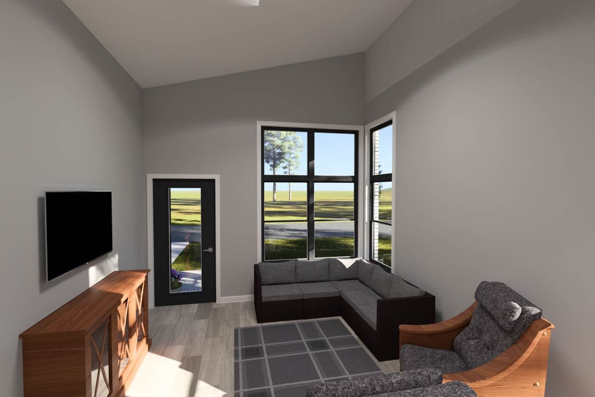 Plan 52509WM: Northwest Contemporary House Plan: 3 Beds, Main-Level Master Suite - Image #8 - Contemporary, Northwest