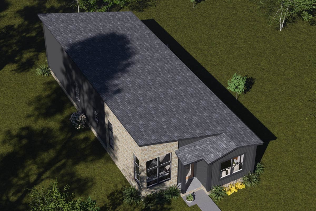 Plan 52510WM: Stylish 4-Bedroom House Plan with Main-Level Master and Modern Flair - Image #14 - Contemporary, Modern