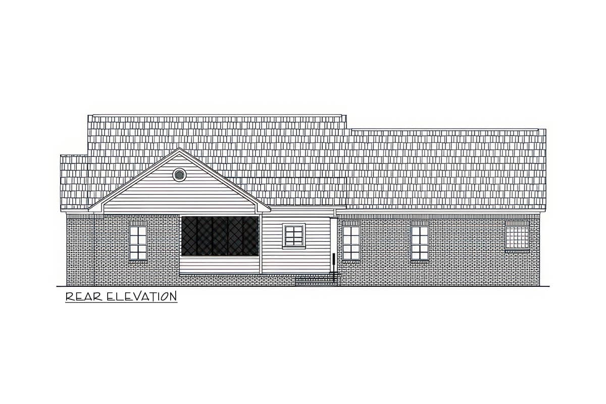 Plan 51352MM: Spacious Southern Country House Plan with Split 4 Bedrooms - Image #2 - Country, Southern