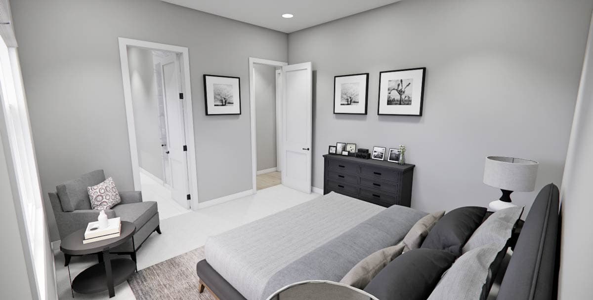 Plan 14929RK: Stylish Modern 4-Bedroom House Plan with Main Floor Master Suite - Image #20 - Contemporary, Modern