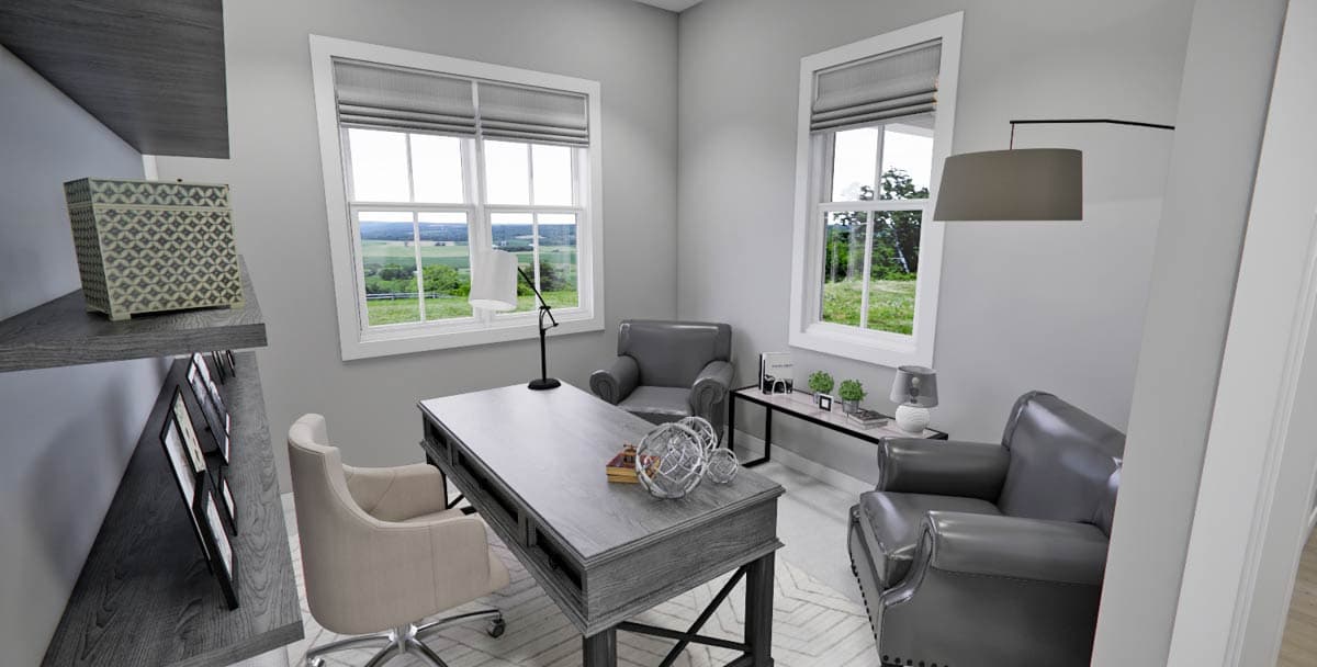 Plan 14929RK: Stylish Modern 4-Bedroom House Plan with Main Floor Master Suite - Image #28 - Contemporary, Modern