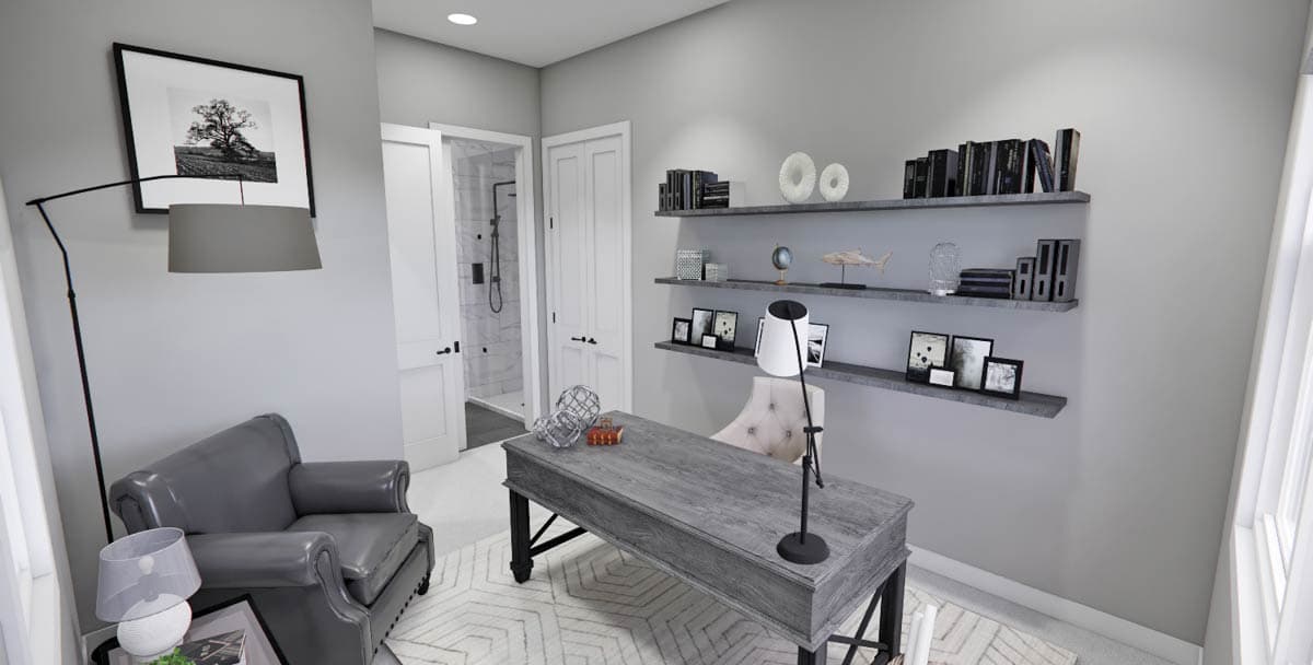 Plan 14929RK: Stylish Modern 4-Bedroom House Plan with Main Floor Master Suite - Image #30 - Contemporary, Modern