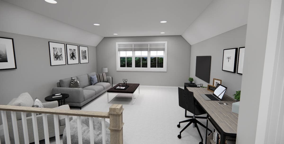 Plan 14929RK: Stylish Modern 4-Bedroom House Plan with Main Floor Master Suite - Image #35 - Contemporary, Modern