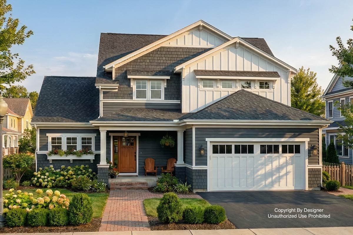 Plan image - 140044RK:Inviting Two-Story Traditional Country House Plan with Main-Level Master Suite