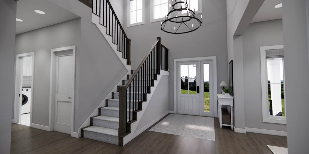 Plan 140044RK: Inviting Two-Story Traditional Country House Plan with Main-Level Master Suite - Image #7 - Country, Traditional