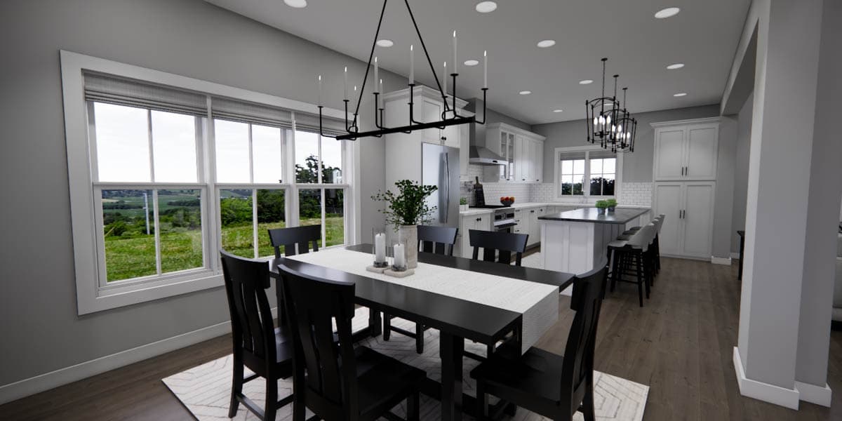 Plan 140045RK: Elegant Farmhouse House Plan with First Floor Master Suite and Loft - Image #13 - Farmhouse, New American