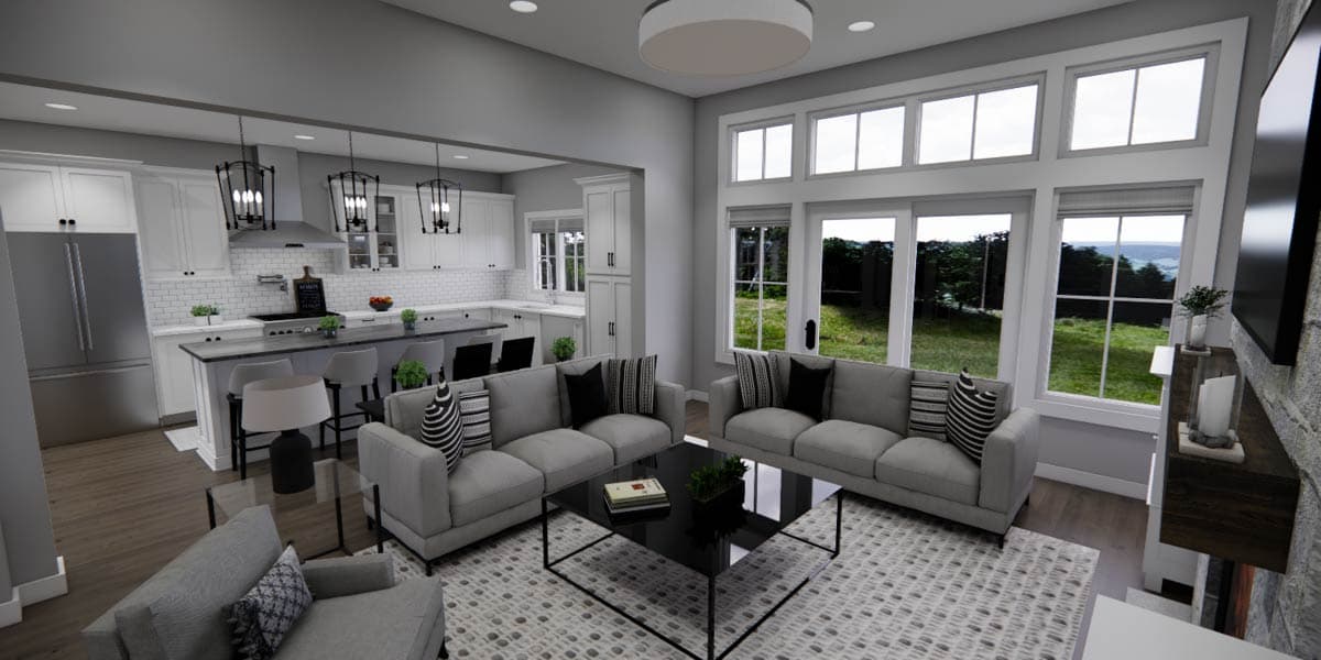 Plan 140045RK: Elegant Farmhouse House Plan with First Floor Master Suite and Loft - Image #24 - Farmhouse, New American