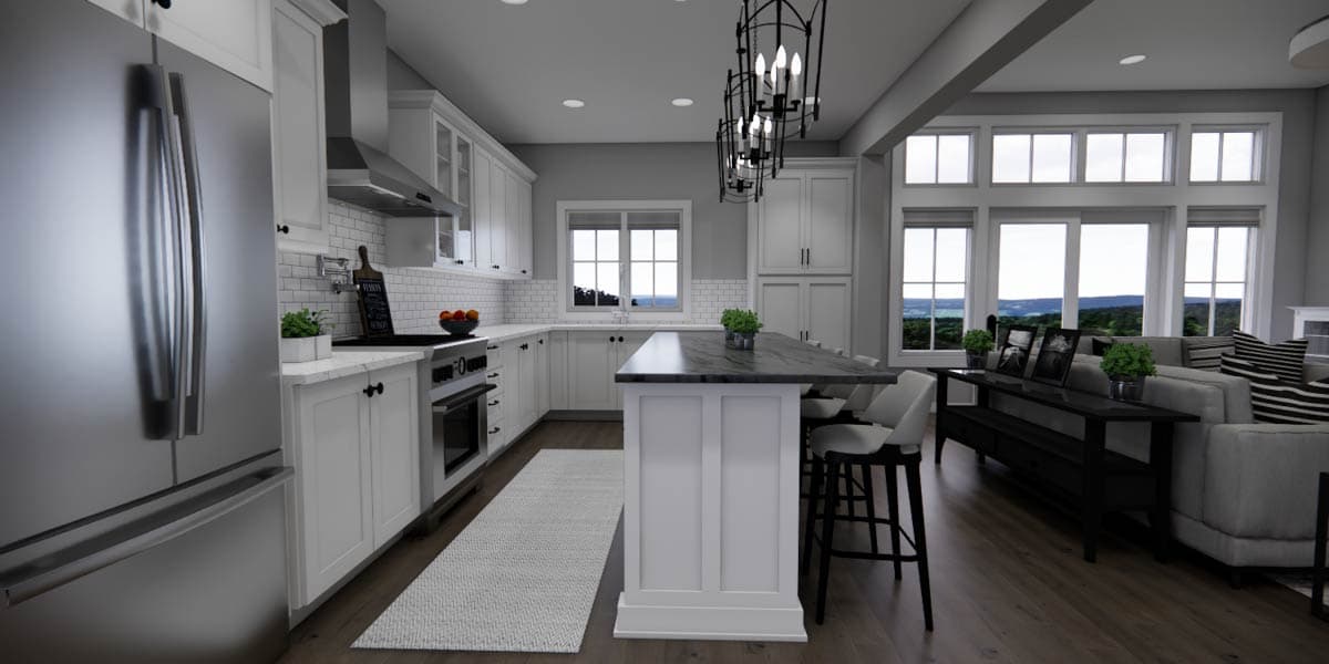 Plan 140046RK: Inviting 4-Bedroom Craftsman House Plan with Main Level Master and Home Office - Image #16 - Country, Craftsman, Traditional
