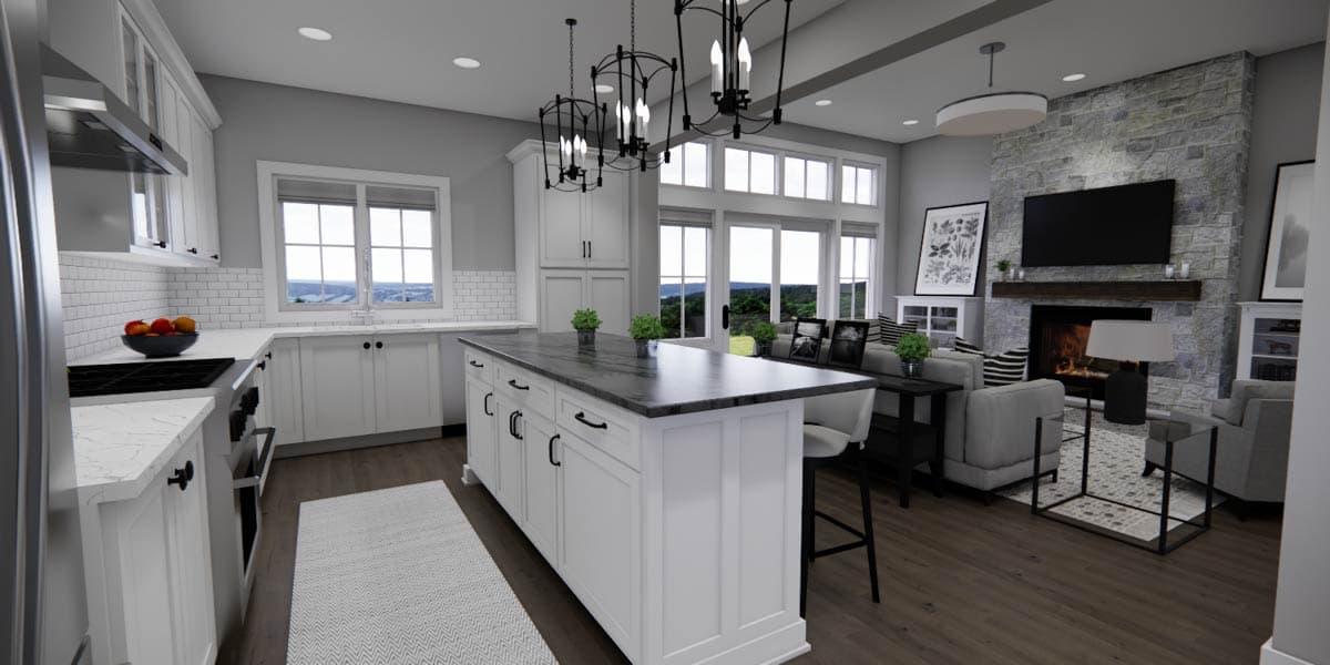 Plan 140046RK: Inviting 4-Bedroom Craftsman House Plan with Main Level Master and Home Office - Image #17 - Country, Craftsman, Traditional