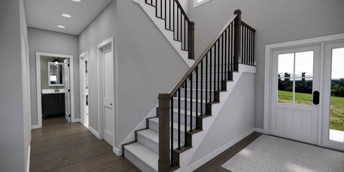 Plan 140046RK: Inviting 4-Bedroom Craftsman House Plan with Main Level Master and Home Office - Image #44 - Country, Craftsman, Traditional