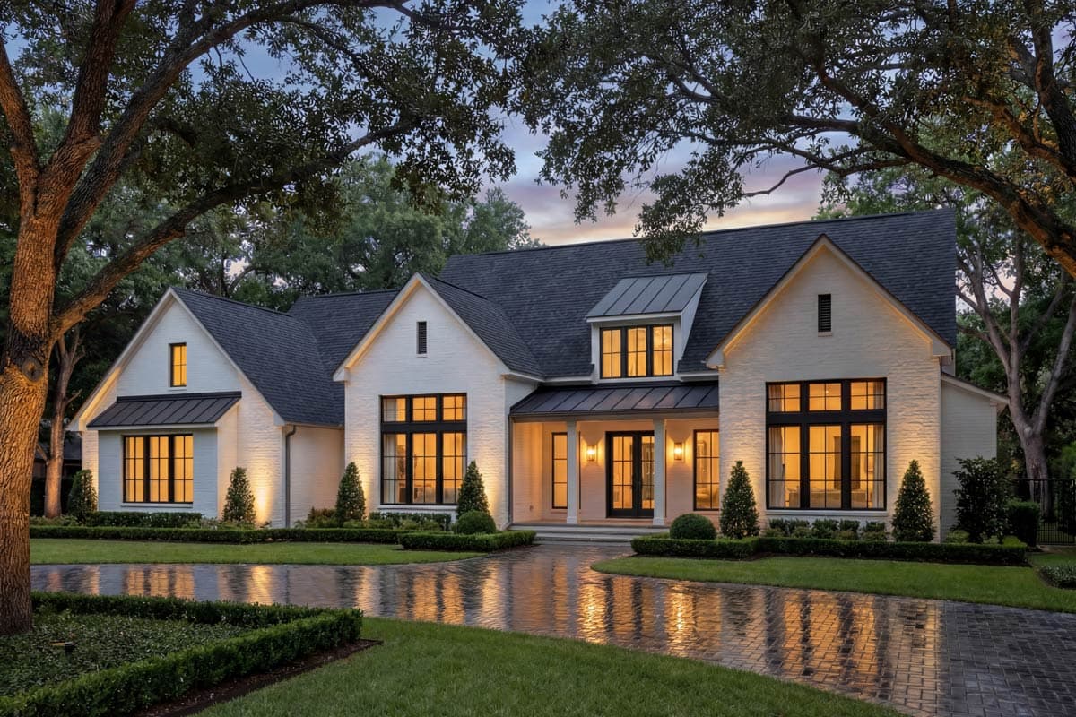 Plan 52024HZ: Grand Modern Farmhouse House Plan with Split Bedrooms and Outdoor Kitchen - Image #8 - Modern Farmhouse, Traditional, Transitional