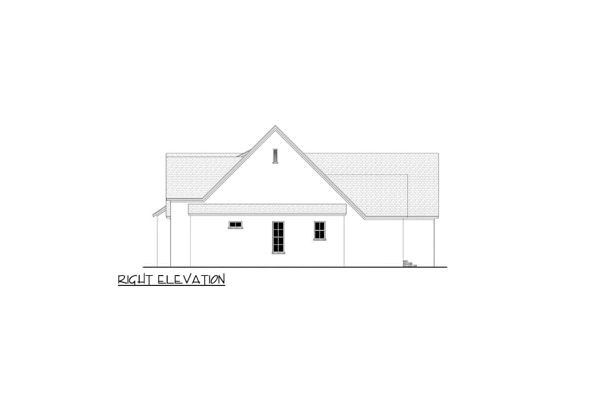 Plan 52024HZ: Grand Modern Farmhouse House Plan with Split Bedrooms and Outdoor Kitchen - Image #22 - Modern Farmhouse, Traditional, Transitional