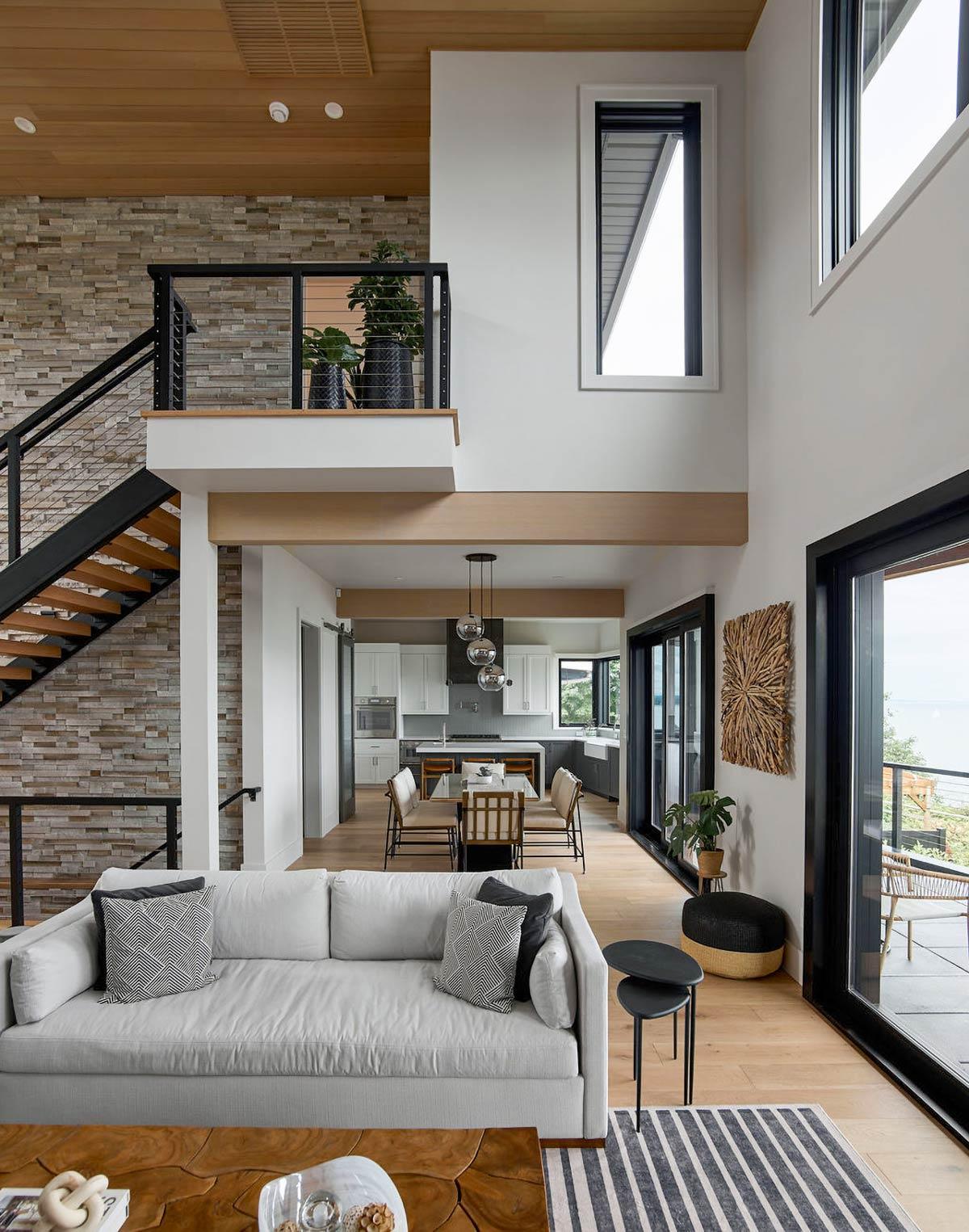 Plan 280259JWD: Northwest Modern House Plan with Walkout, Dual Decks, and Home Office - Image #8 - Contemporary, Modern, Northwest