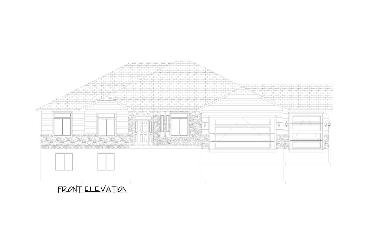 Plan 61691UT: Craftsman Ranch House Plan with 3-Car Garage and Home Office - Image #36 - Craftsman, Ranch
