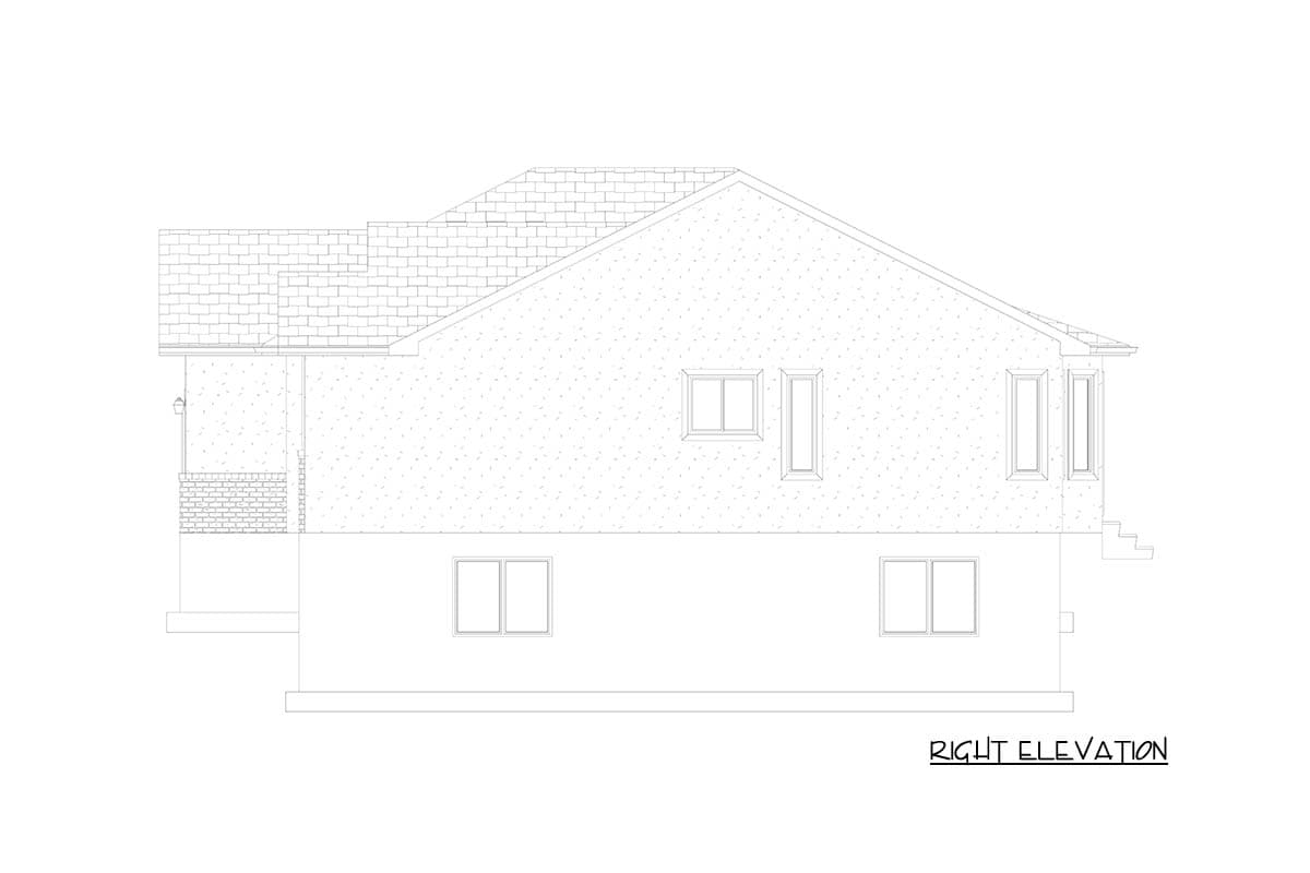 Plan 61692UT: Craftsman Ranch House Plan with 3-Car Garage and Main-Level Master Suite - Image #36 - Craftsman, Ranch, Traditional