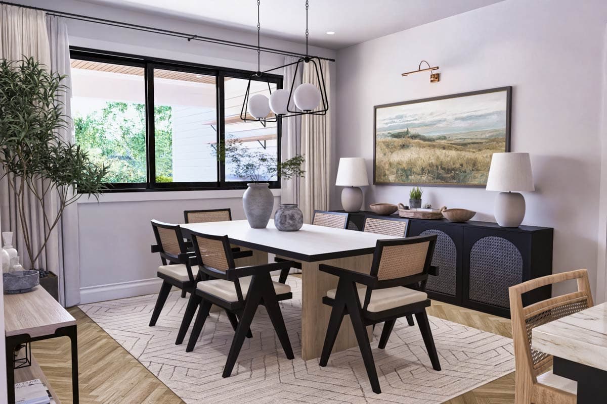 Plan 12341JL: Modern 3-Bedroom House Plan with Outdoor Kitchen and Two-Story Great Room - Image #16 - Modern