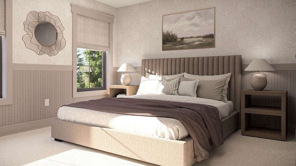 Plan 623595DJ: Modern Craftsman Townhome Plan with Drive-Under Garage - Image #16 - Craftsman, New American