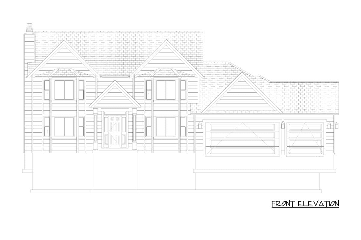 Plan 61695UT: Versatile Modern Farmhouse House Plan with 5+ Beds, Loft and 3-Car Garage - Image #27 - Craftsman, Farmhouse, Modern Farmhouse, Traditional