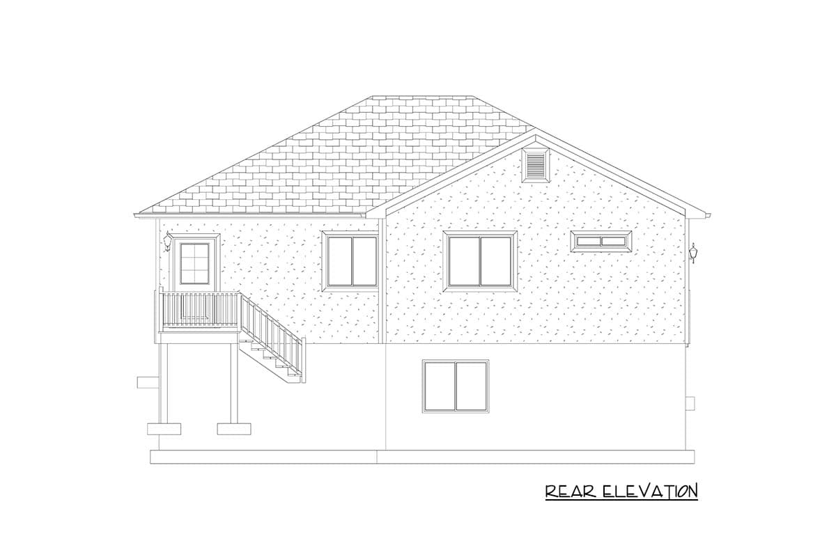 Plan 61696UT: Craftsman Ranch Plan with Flexible Layout and 2-Car Garage