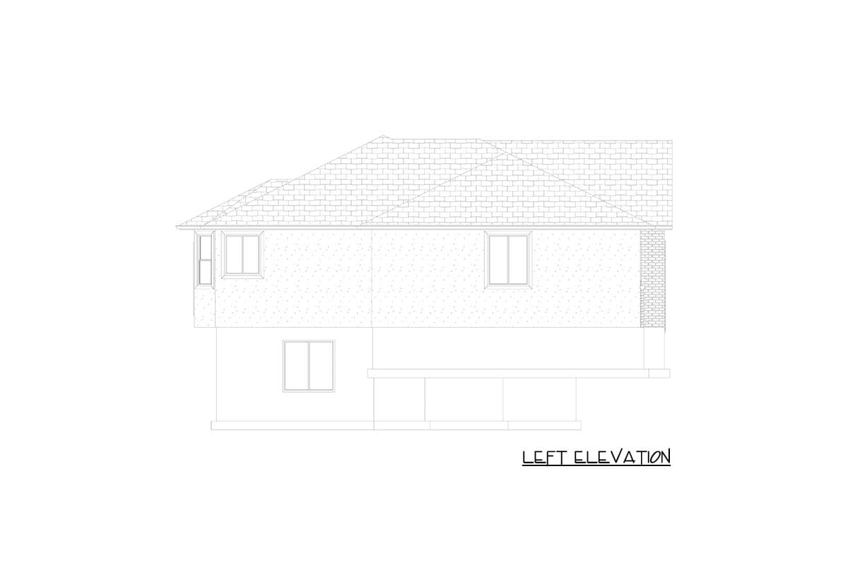 Plan 61697UT: Craftsman Ranch House Plan with 3-Car Garage and Home Office - Image #27 - Craftsman, Ranch, Traditional